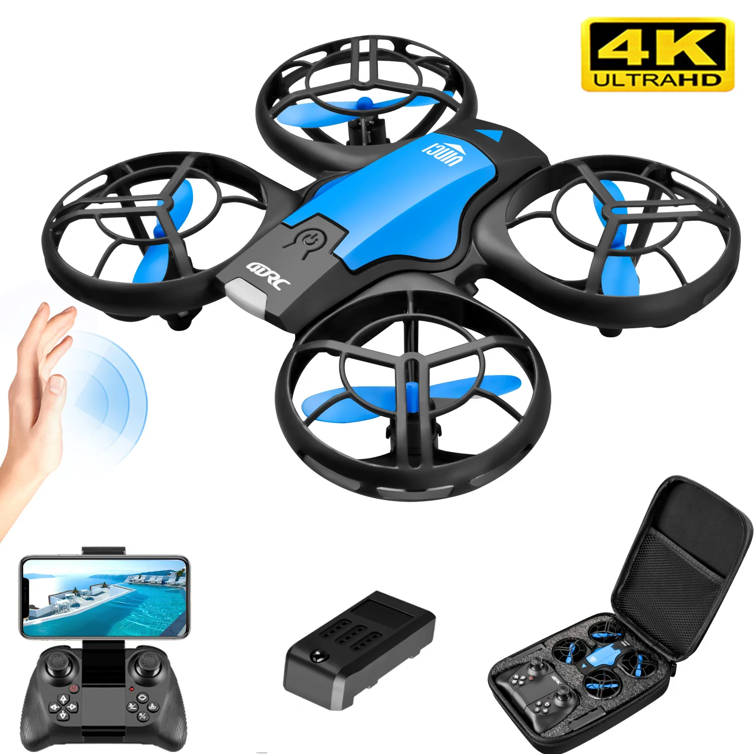 Brushed Drone Motor - Новый мини-дрон V8 с камерой 4K