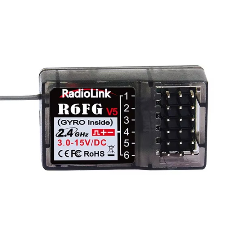 Radio Transmitter 2.4Ghz - Приемник Radiolink R6FG V5, 6-канальный, 2,4