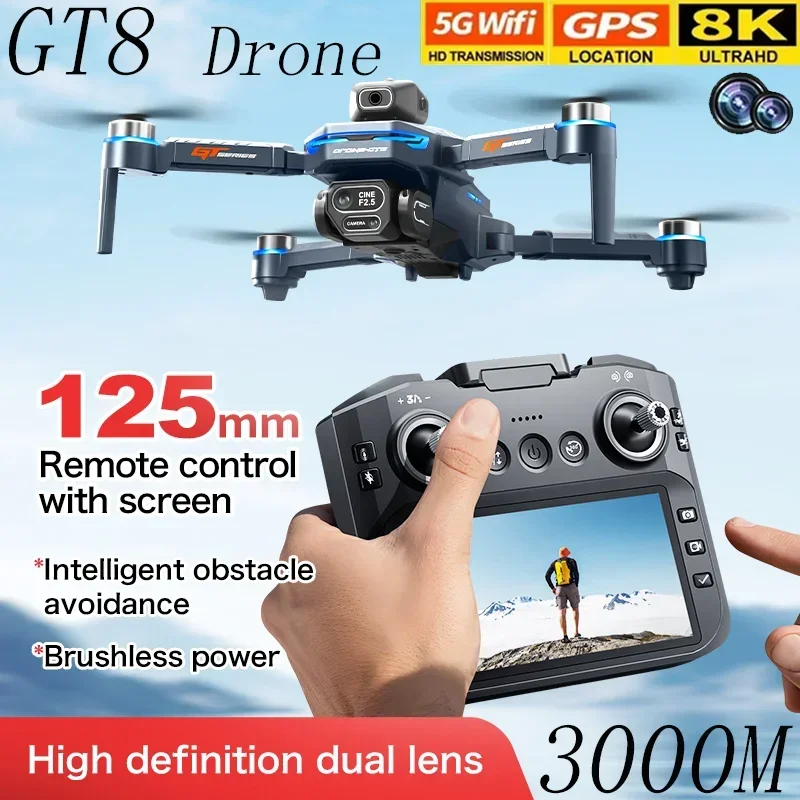 Dji Mini Drone - Дрон GT8 с функцией обхода препятствий,