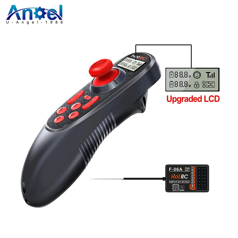 Radio Transmitter 2.4Ghz - HOTRC DS-600 6CH 2,4 ГГц радиосистема