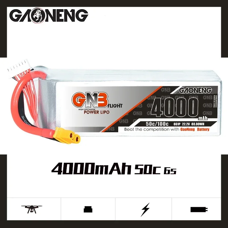 Lipo Battery 6S - GAONENG GNB 4000 мАч 6S 50C