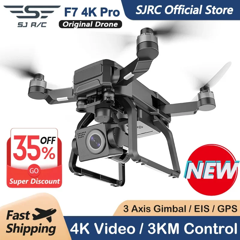Drone Gimbal - SJRC F7 4K PRO Камера Дрон