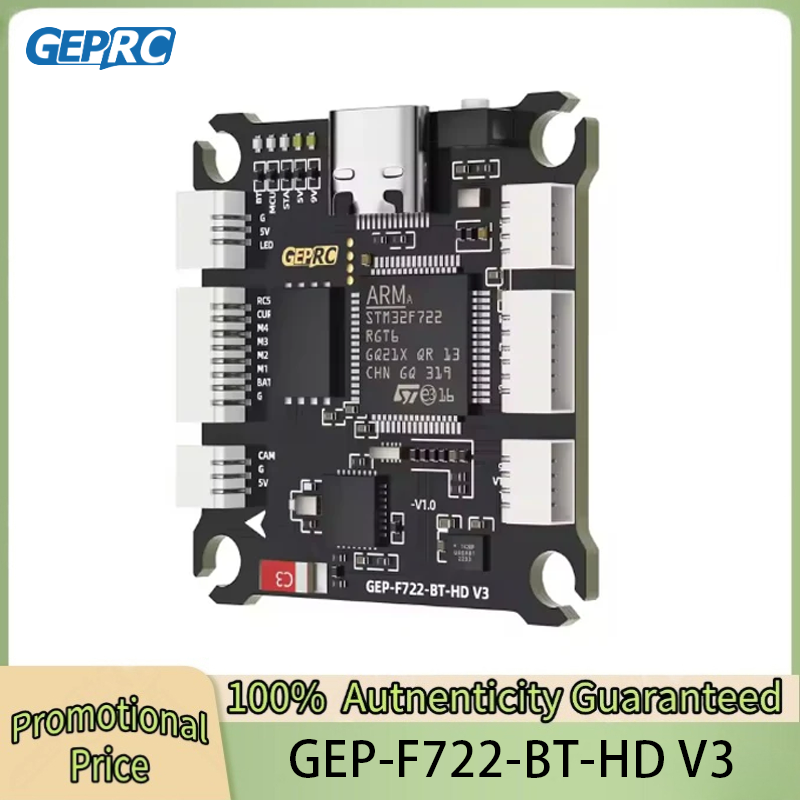 F722 Flight Controller - Полетный контроллер GEPRC GEP-F722-BT-HD V3 3-6S