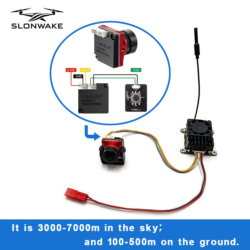 Fpv Camera - Беспроводной FPV-передатчик дальнего действия 5.8ГГц 2Вт