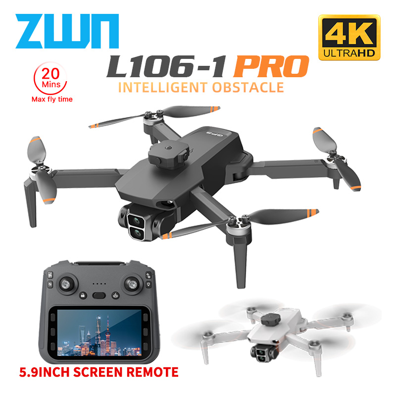 Brushed Drone Motor - L106-1PRO GPS Профессиональный Дрон с 4K