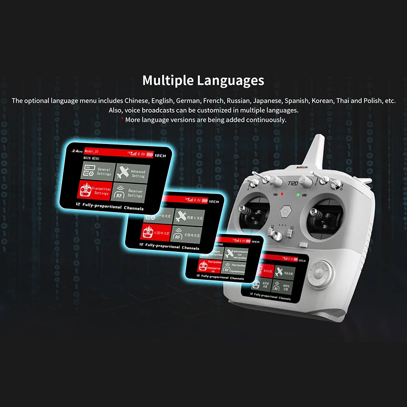 RadioLink T12D 12-канальный ра – обзор и цена Radio Transmitter 2.4Ghz
