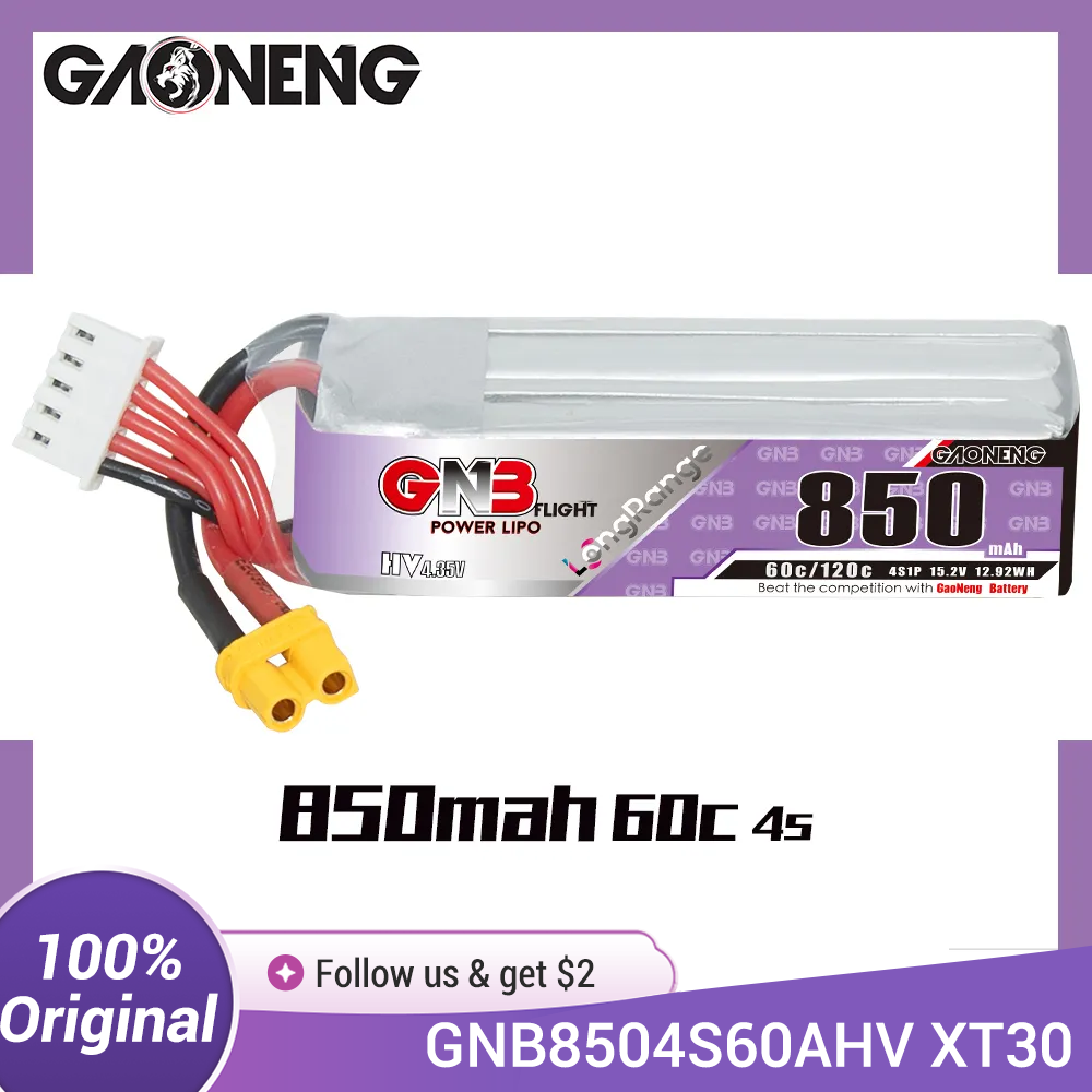 GAONENG GNB LiPo аккумулятор 8 – обзор и цена Lipo Battery 4S