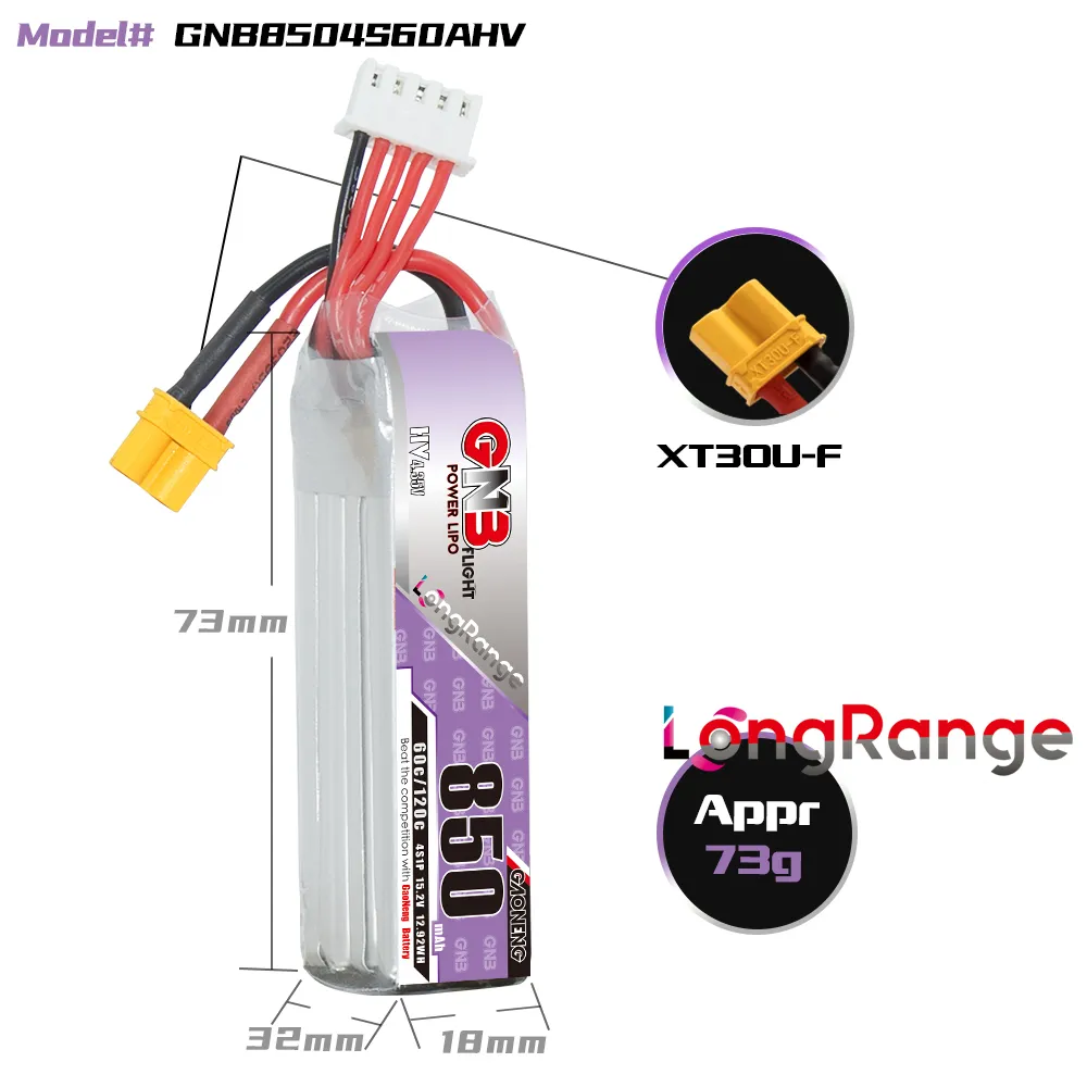 GAONENG GNB LiPo аккумулятор 8 – обзор и цена Lipo Battery 4S