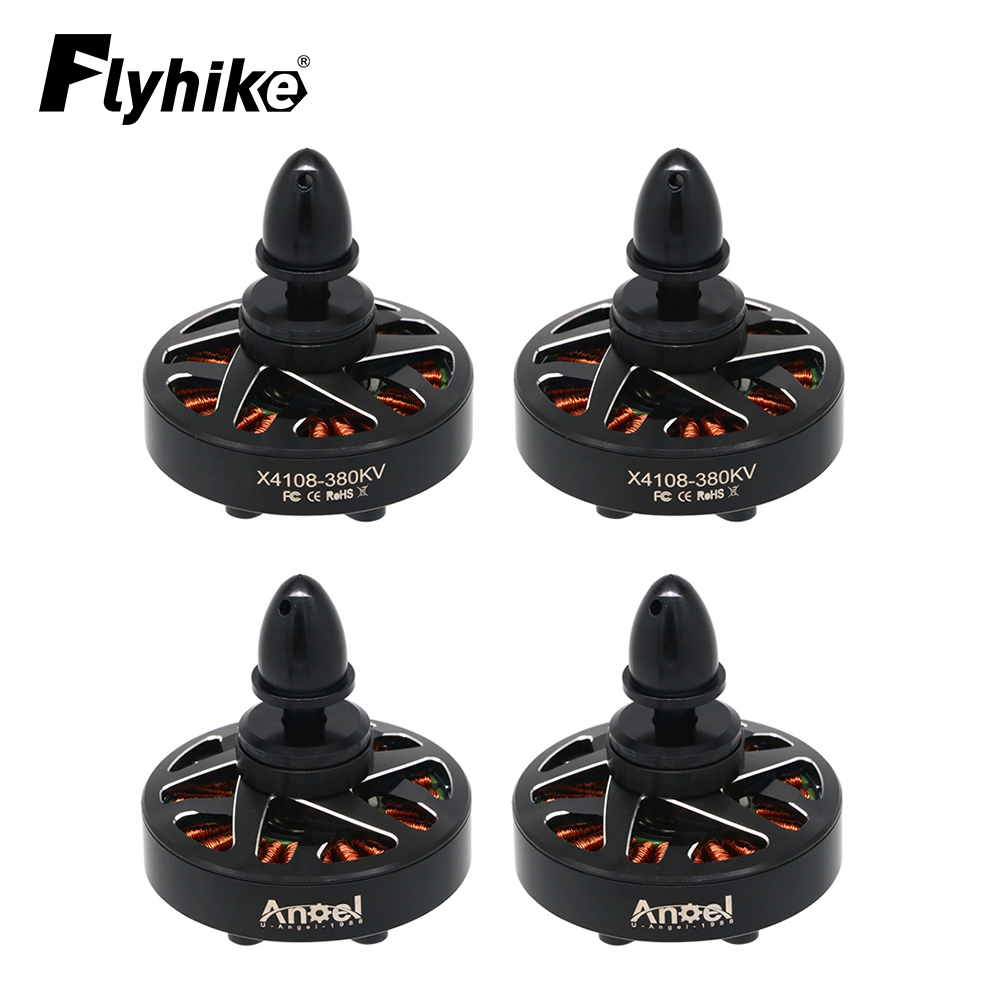 4 шт. UAngel 4108 X4108 380KV  – обзор и цена Brushed Drone Motor