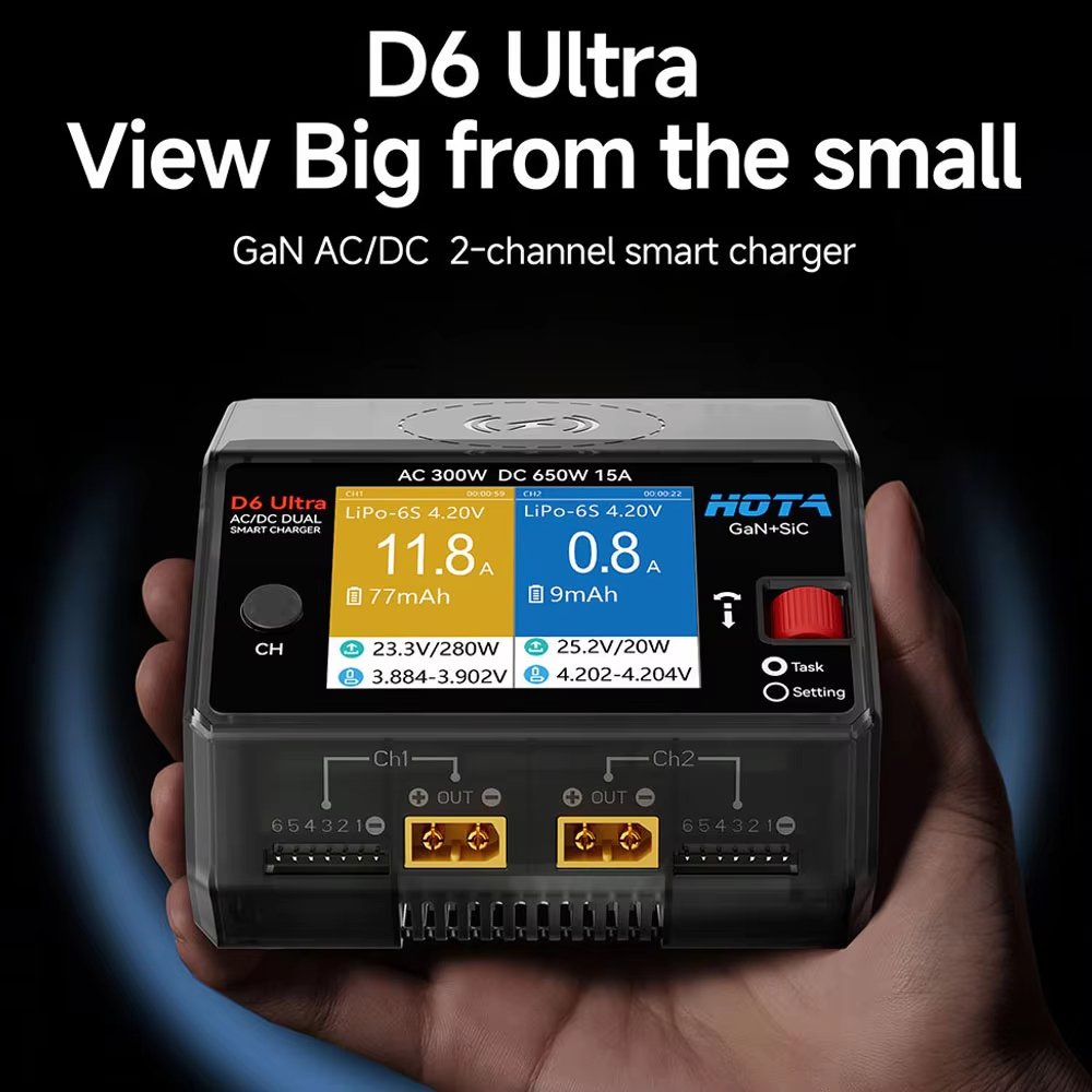 Зарядное устройство HOTA D6 Ul – обзор и цена Lipo Battery 6S