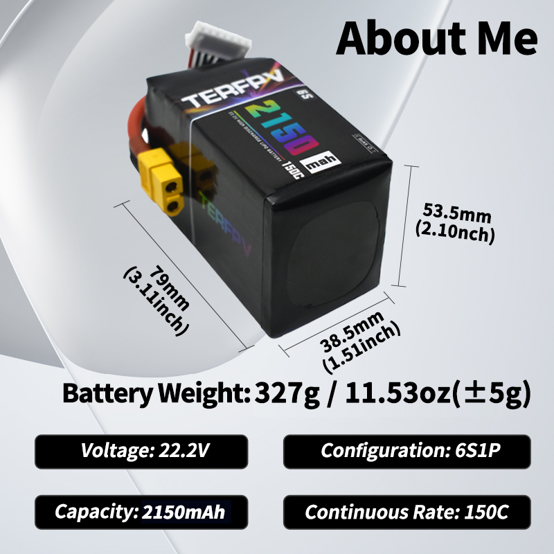 Аккумулятор LiPo TERFPV 6S 22. – обзор и цена Lipo Battery 6S