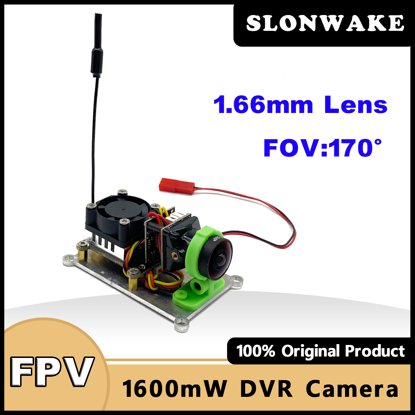 SLONWAKE 5,8G 48CH 200/500/100 – обзор и цена Fpv Camera
