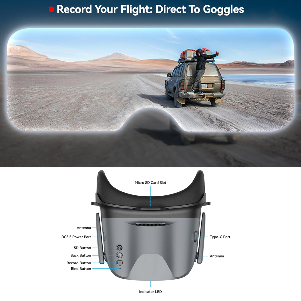 Очки FPV BETAFPV VR04 HD Pro / – обзор и цена Goggles Fpv