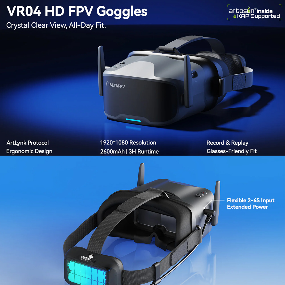 Очки FPV BETAFPV VR04 HD Pro / – обзор и цена Goggles Fpv