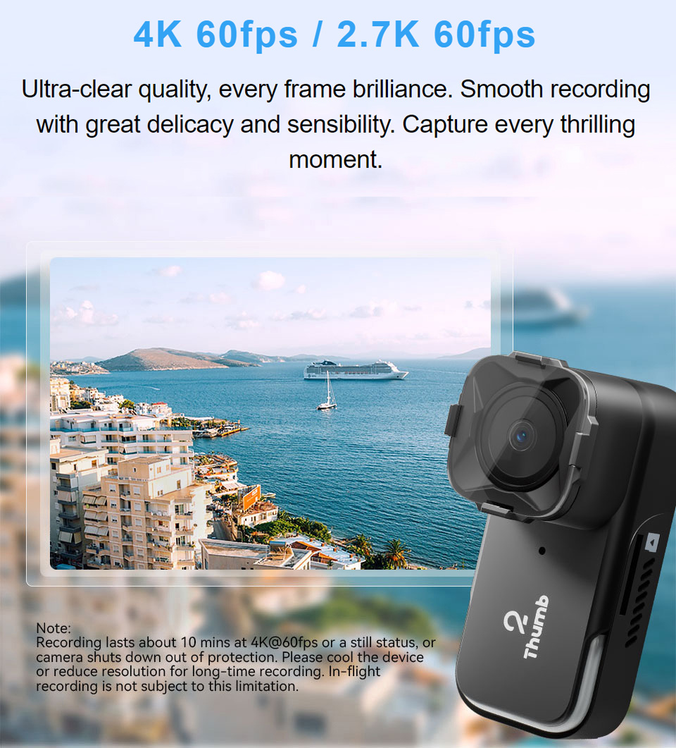 Новая версия RunCam Thumb 2 4K – обзор и цена Runcam Camera