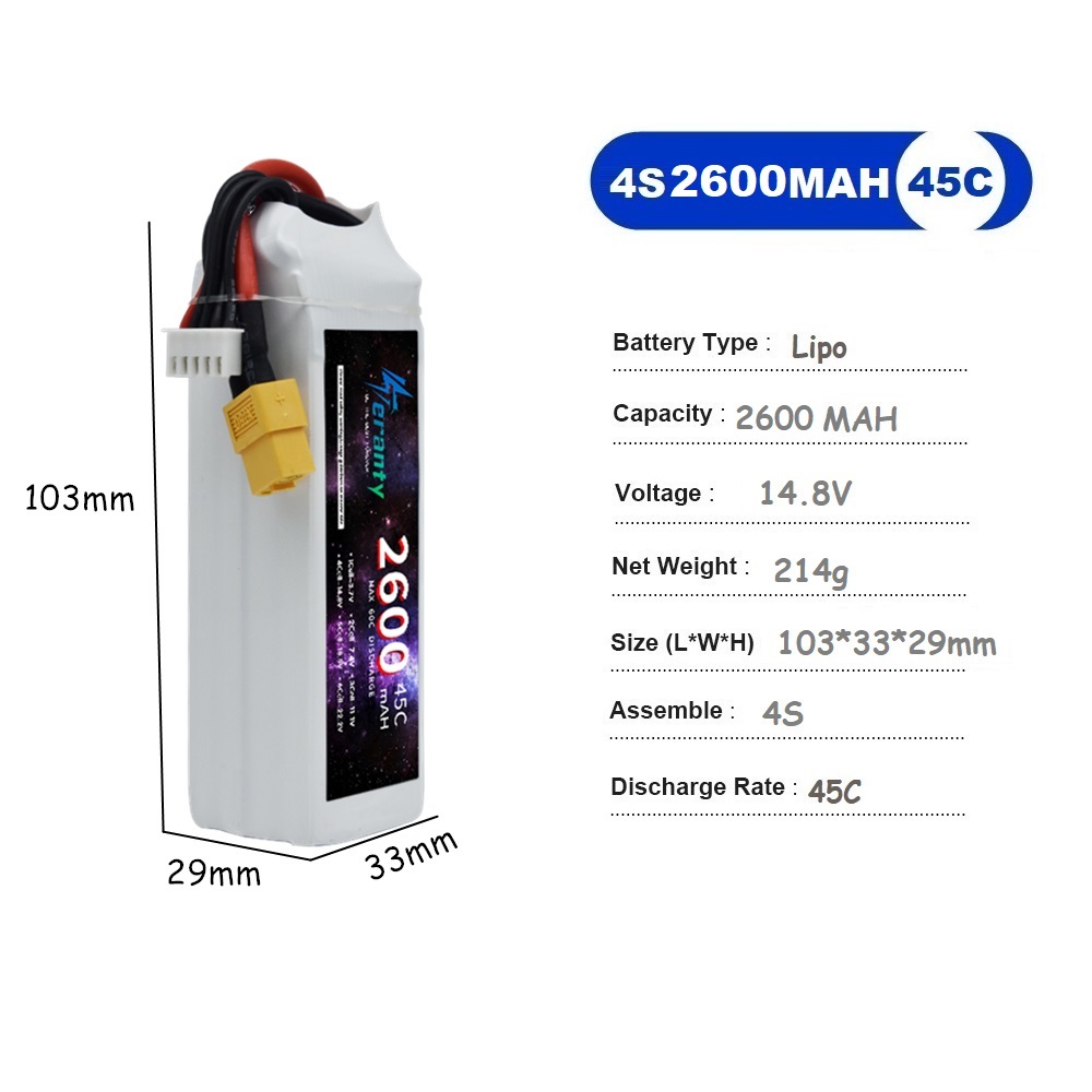 4S LiPo аккумулятор 14,8 В 150 – обзор и цена Lipo Battery 4S