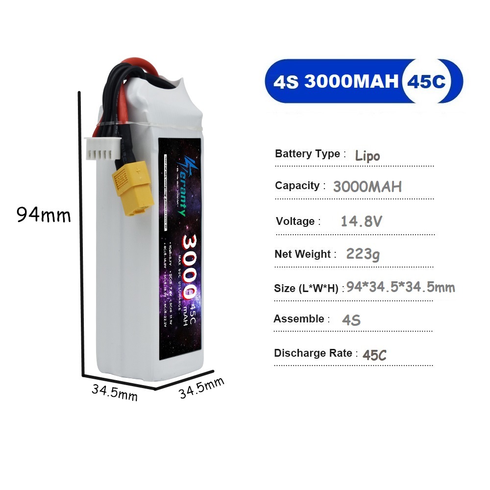 4S LiPo аккумулятор 14,8 В 150 – обзор и цена Lipo Battery 4S