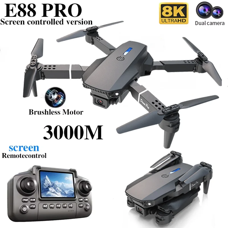 Профессиональный дрон E88 PRO  – обзор и цена Brushed Drone Motor
