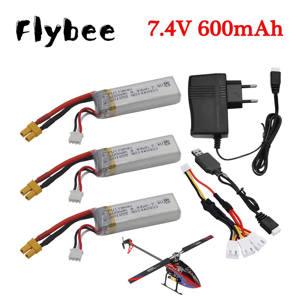 7,4 В 600 мАч Lipo аккумулятор – обзор и цена Drone Battery Charger
