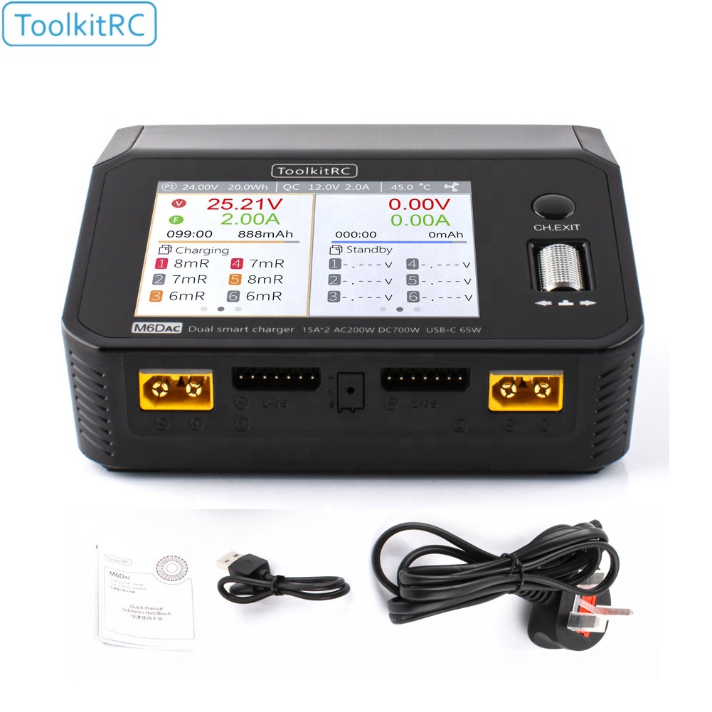 Зарядное устройство Toolkitrc  – обзор и цена Lipo Battery 6S