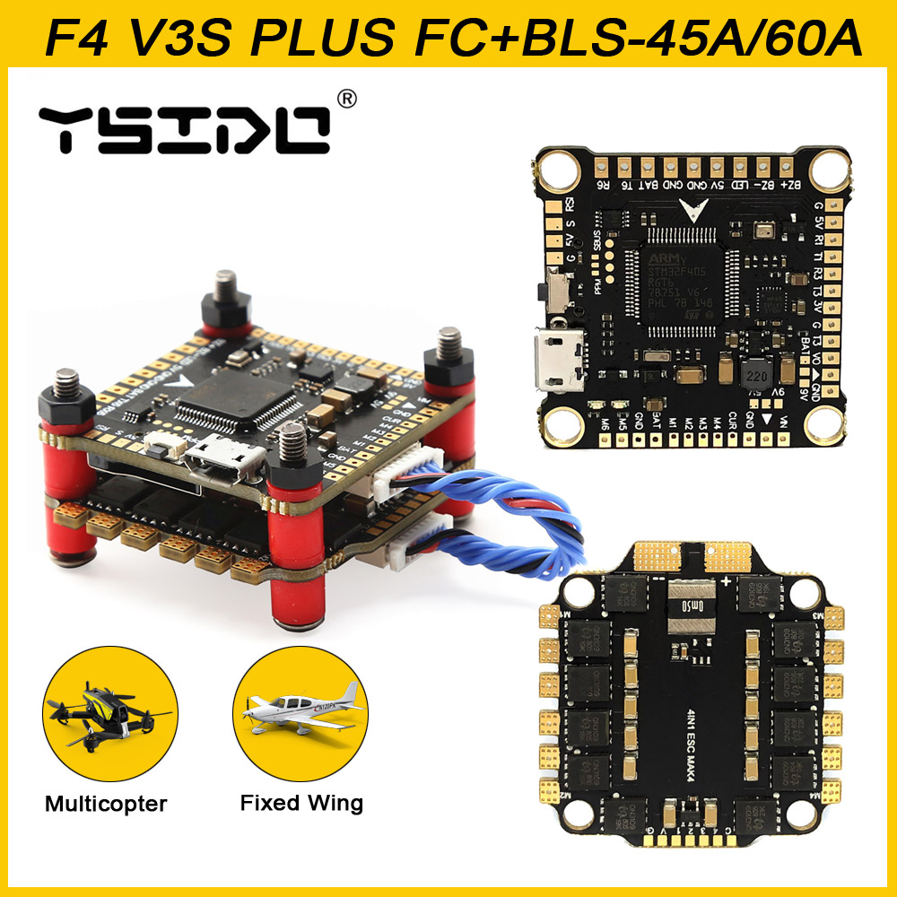 YSIDO NEW F4 V3S PLUS Управлен – обзор и цена Betaflight Fc