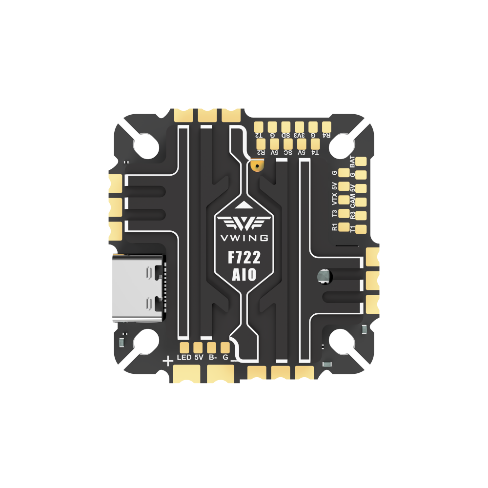 Полетный контроллер VWING F722 – обзор и цена Betaflight Fc