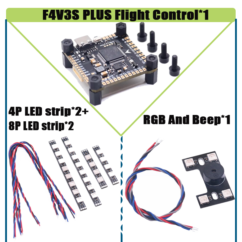 RCtoSky F4V3S PLUS F722 F745 H – обзор и цена F722 Flight Controller