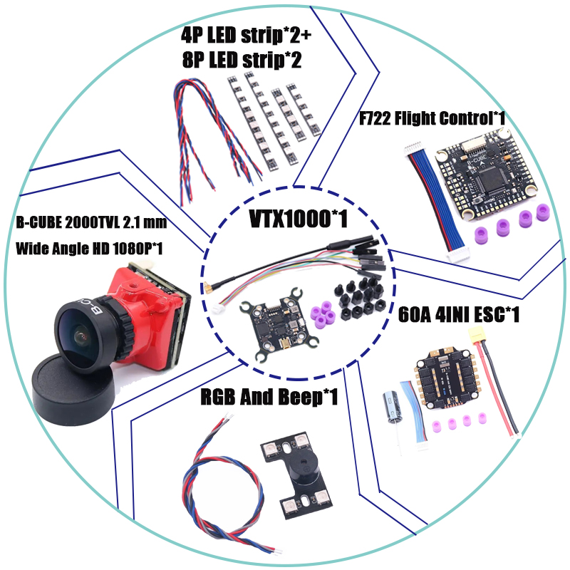 RCtoSky F4V3S PLUS F722 F745 H – обзор и цена F722 Flight Controller