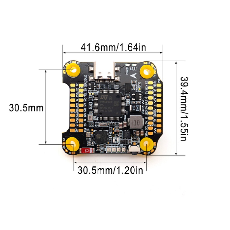 Полетный контроллер Stack BLS  – обзор и цена Betaflight Fc