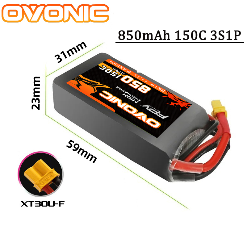 OVONIC 150C 850 мАч Lipo аккум – обзор и цена Lipo Battery 6S