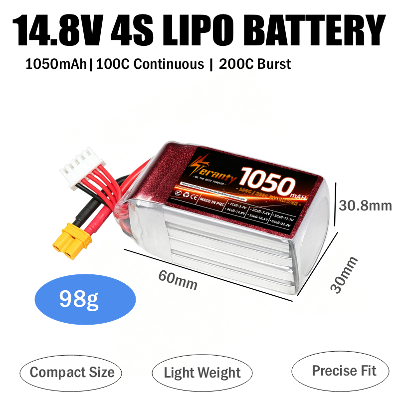 2 шт. 1050 мАч 2S 3S 4S LiPo а – обзор и цена Lipo Battery 4S