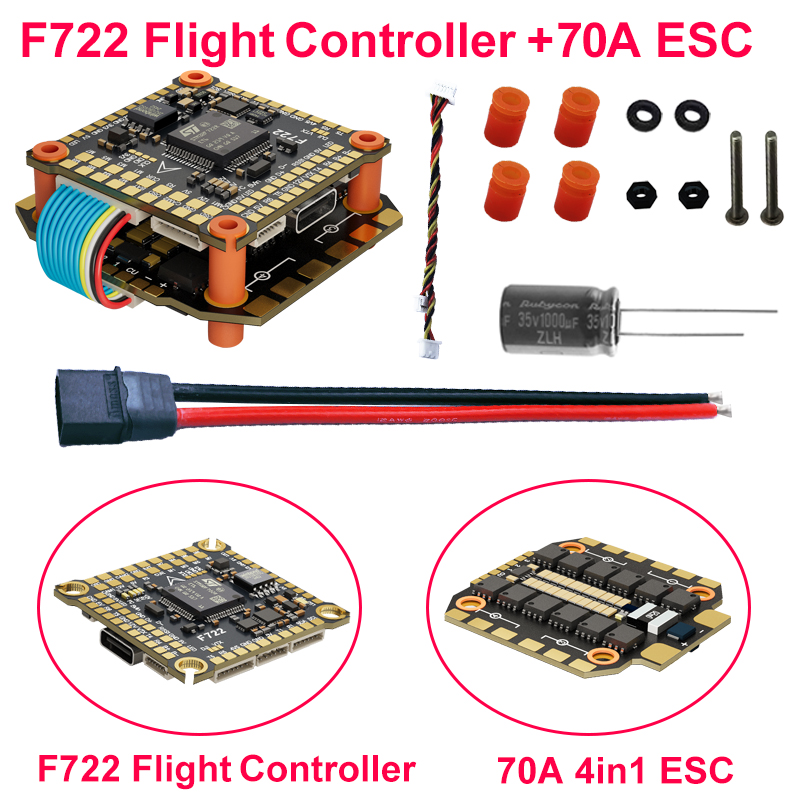 Контроллер полета DAKEFPV F722 – обзор и цена F722 Flight Controller
