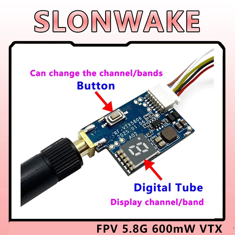 SLONWAKE 5.8G TS5823 PRO Мини- – обзор и цена Analog Fpv Camera