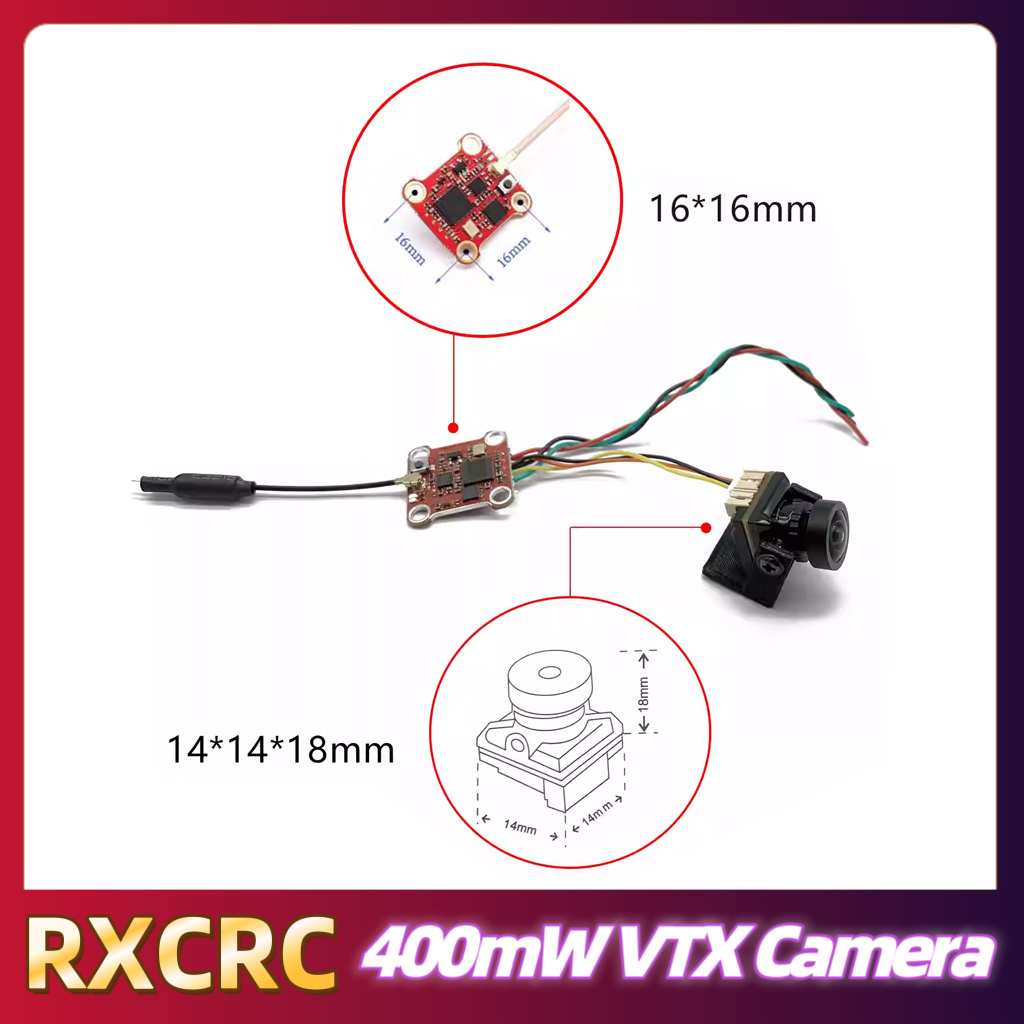 Модуль RXCRC 5,8G, 400 мВт, пе – обзор и цена Fpv Camera