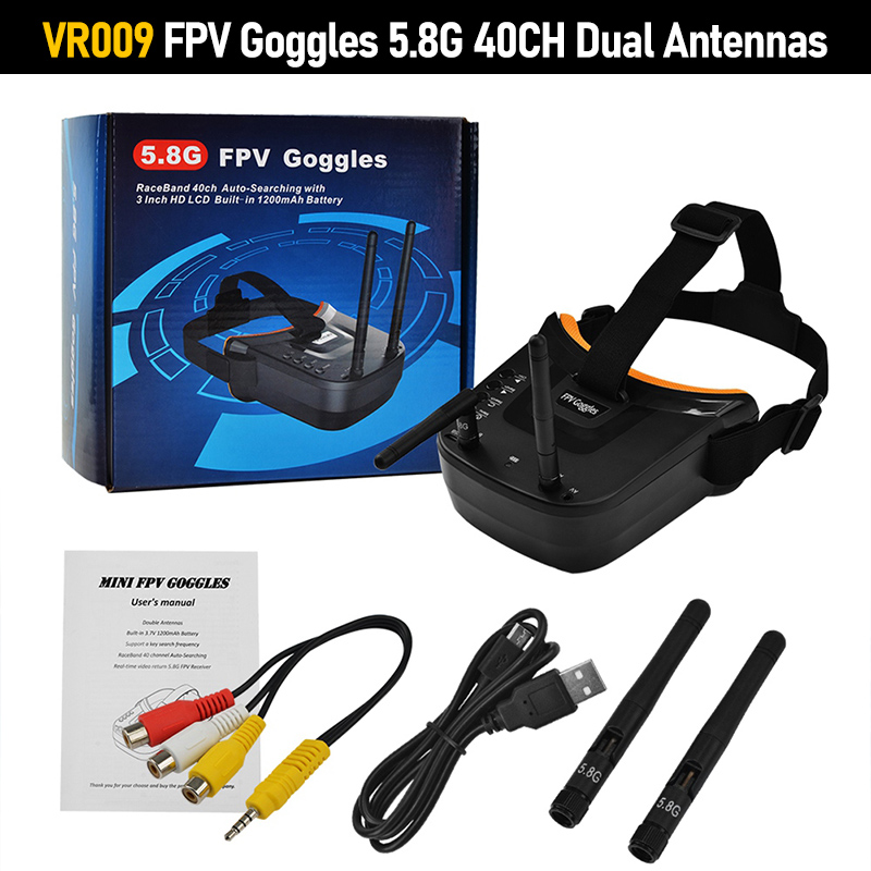 VR009 FPV-очки с 3,0-дюймовым  – обзор и цена Goggles Fpv