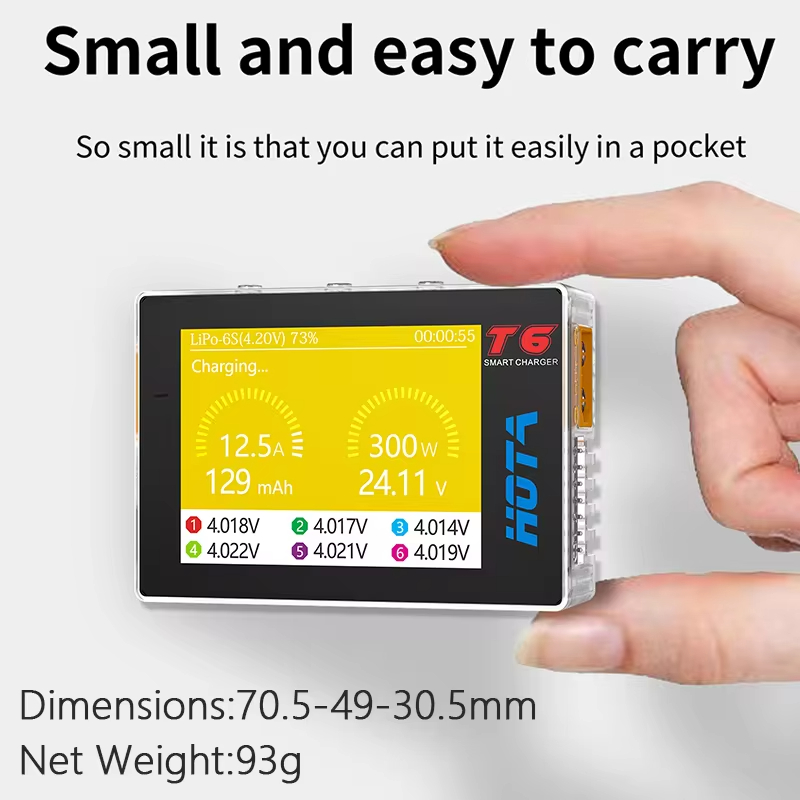 Умное зарядное устройство HOTA – обзор и цена Lipo Battery 6S
