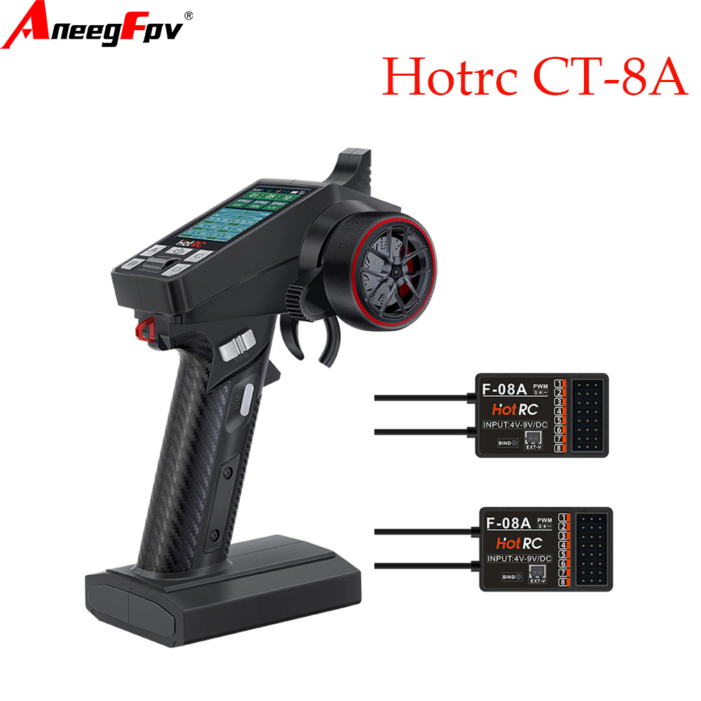 HOTRC CT-8A 8-канальный умный  – обзор и цена Radio Transmitter 2.4Ghz