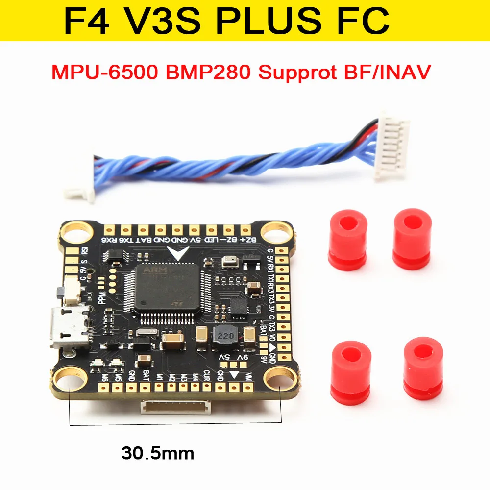 НОВЫЙ F4 V3S PLUS – блок управ – обзор и цена Betaflight Fc