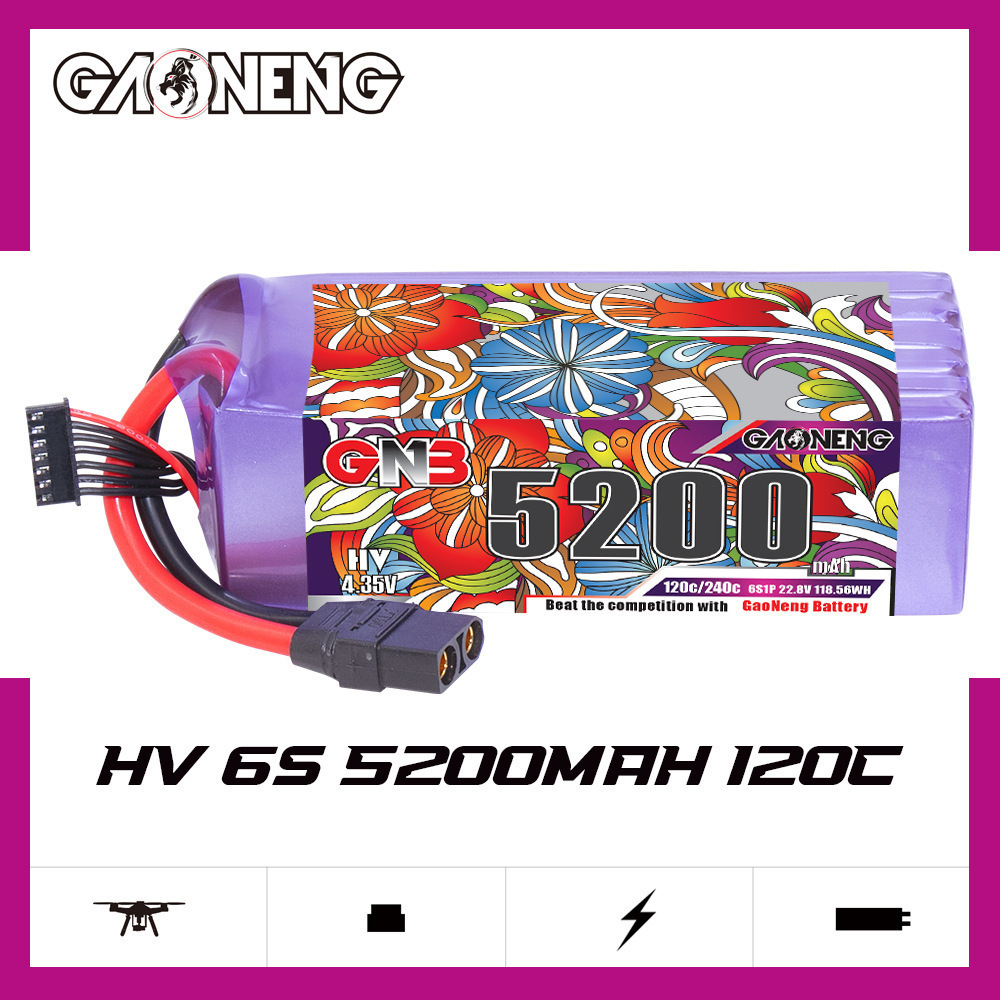 GNB Lipo аккумулятор 6S 22,8 В – обзор и цена Lipo Battery 6S