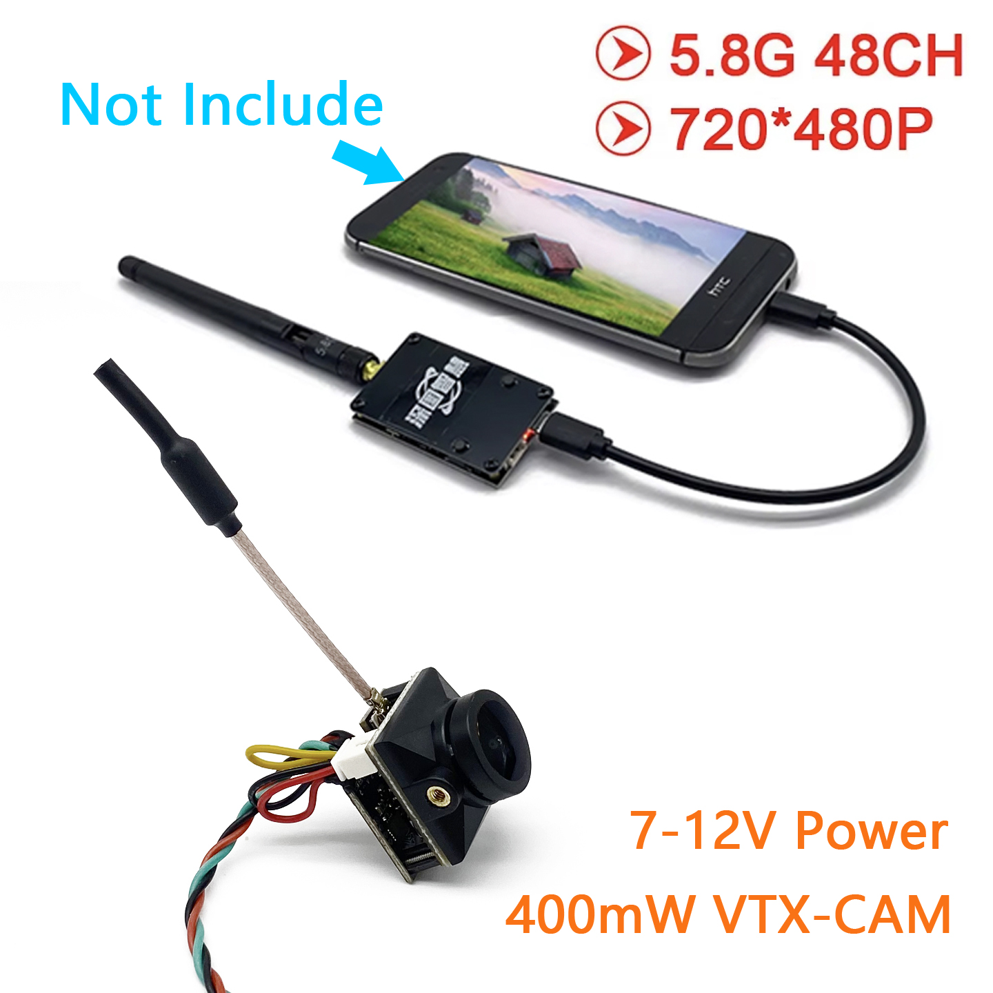 SLONWAKE 5.8G аналоговый UVC O – обзор и цена Analog Fpv Camera
