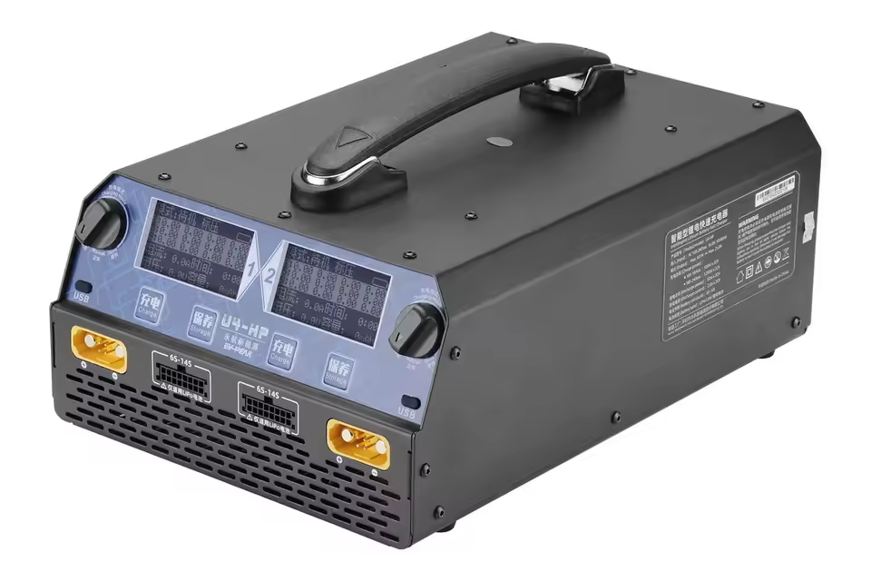EV-PEAK U4-HP 2400W 25A Двухка – обзор и цена Drone Battery Charger