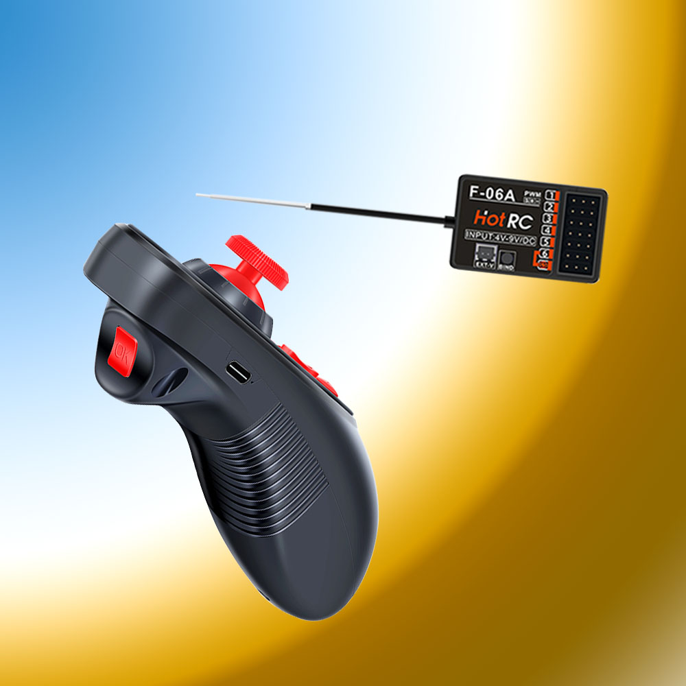 HOTRC DS-600 2,4 ГГц 6-канальн – обзор и цена Radio Transmitter 2.4Ghz
