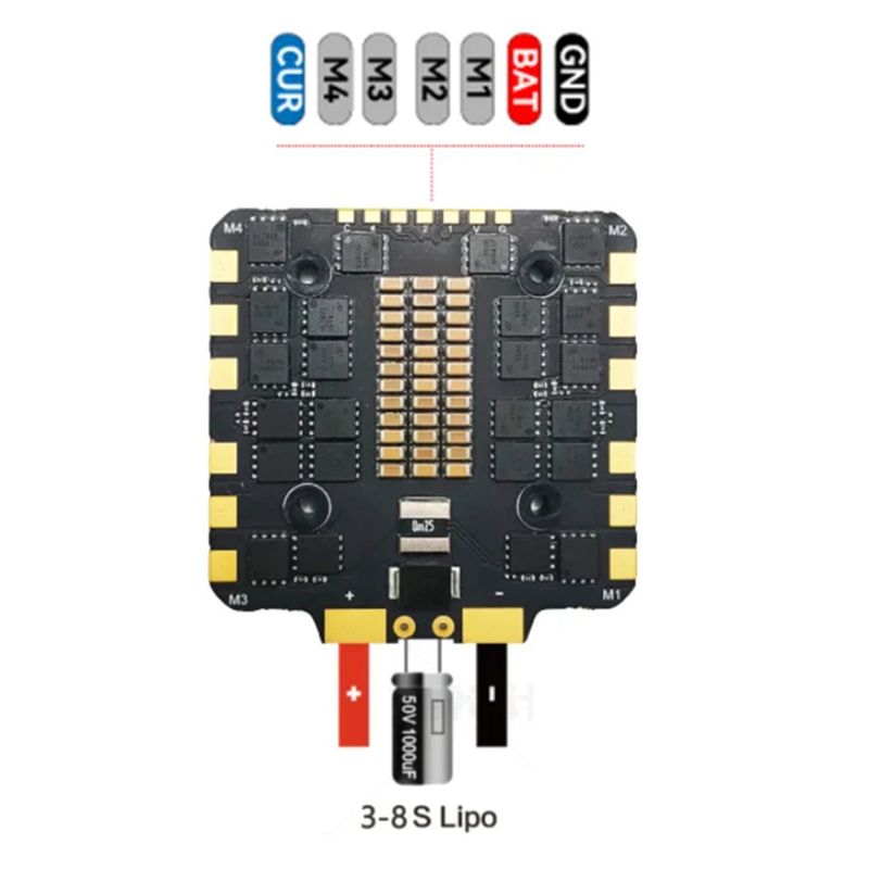 Бесколлекторный ESC BLS 100A 4 – обзор и цена 4 In 1 Esc