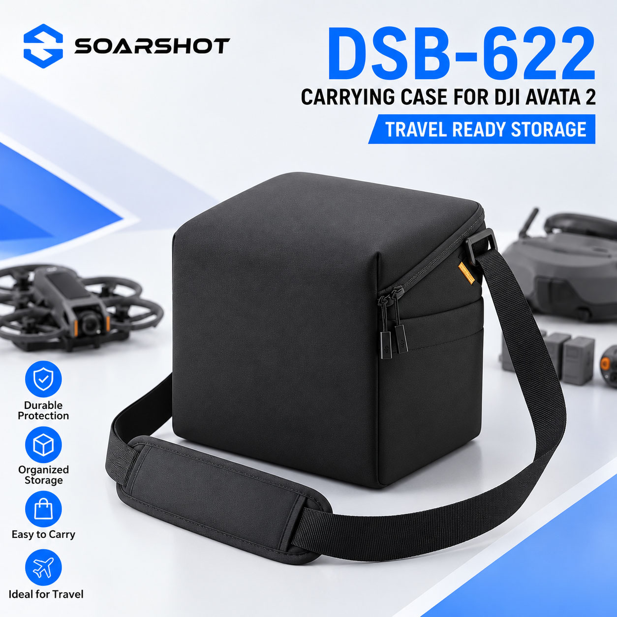 Чехол SOARSHOT для очков DJI A – обзор и цена Drone Goggles Dji